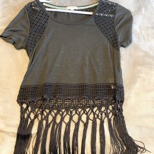 Boho fringe T-shirt